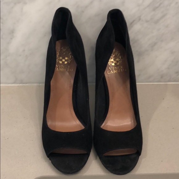 Vince Camuto Peep Toe Heels - Picture 2 of 4